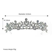 Corona De Perlas De Diamantes De Imitación De Aleación sku image 2