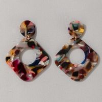 Square Hollow Earrings main image 1