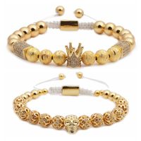 Unisex Crown Copper Bracelets &amp; Bangles Nhyl155134 sku image 5