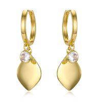 Geometrische Persönlichkeit Zirkon Kleine Ohrringe Quaste Diamant Ohrringe Gold Silber Blätter Diamant Ohrringe Ohrringe Ohrringe Ohrringe main image 1