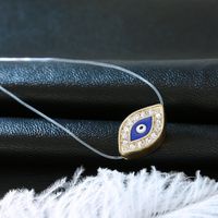 Jewelry Invisible Necklace Zircon Necklace Eye Transparent Devil&#39;s Eye Necklace main image 4