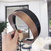 Korean Hair Accessories Snake-painted Plastic Light Panel Fine Hair Band main image 3