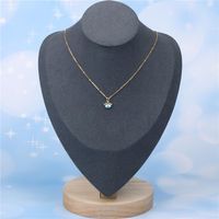 Hot Accessories Micro Inlaid Zircon Devil&#39;s Eye Blue Eye Necklace Women&#39;s Clavicle Chain Wholesale main image 3