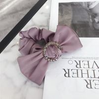 Hair Accessories Korean Simple High-end Large Bow Diamond-studded High Elastic Hair Rope Hair Band Rubber Band sku image 5