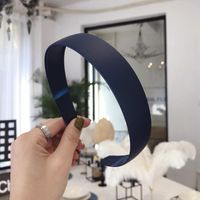 Korean Simple Hair Accessories Plastic Light Plate With Teeth Non-slip Color Headband Headband sku image 16
