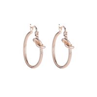 Earrings Simple Knot Earrings Women Simple Geometric Circle Earrings Hoop Earrings main image 5