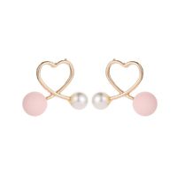 Exclusif Pour Croix-frontière Oreille Creative Anneaux Coréenne Style Frais Croix Coeur Amour Coeur Boucles D'oreilles Internet Influenceur Boucles Boucles D'oreilles Femmes main image 6