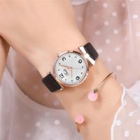 Korean Fashion Quartz Casual Belt Watch Temperament With Diamond Digital Face Women&#39;s Wrist Watch Wholesale Watch main image 6