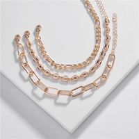 Qingdao Davey Européen Et Américain Bijoux En Gros Chaîne De Cuivre Bracelet Trois Ensembles De Commerce Extérieur Nouvelle 2020 Printemps Et D'été main image 3