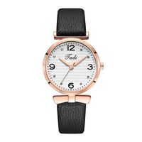 Korean Fashion Quartz Casual Belt Watch Temperament With Diamond Digital Face Women&#39;s Wrist Watch Wholesale Watch sku image 3