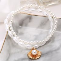 Vintage Style Shell Alloy Unisex Anklet main image 4