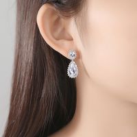 Aaa Zircon Color Earrings Korean Fashion Ladies Earrings main image 3