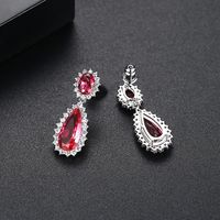 Jinse Qingping Aaa Zirkon Farb Ohrringe Koreanische Mode Damen Ohrringe Hersteller Großhandel Weibliche Geschenke main image 4