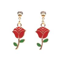 Fashion Earring Jewelry Wholesale Rose Earrings Wholesale sku image 2