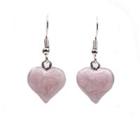 Fashion Long Peach Heart Love Earrings Studs Female Earrings Wholesale sku image 5