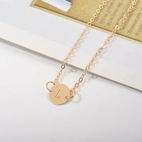 Fashion Geometric Round Pendant Lettering 26 English Letter Bracelets Bracelets Women main image 4