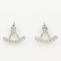 New Tree Leaf Ear Studs Hypoallergenic Hanging Olive Branch Ear Studs Wholesale main image 5