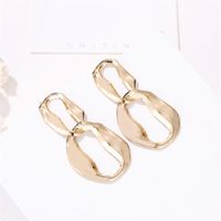 Fashion Earrings Irregular Geometric Earrings Twisted Environmentally Friendly Alloy Studs main image 5