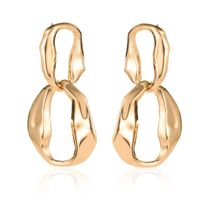 Fashion Earrings Irregular Geometric Earrings Twisted Environmentally Friendly Alloy Studs sku image 1