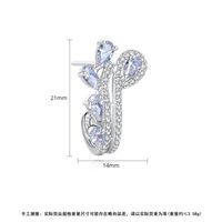 Jinse Roll Leaf Ohrringe Mode Koreanisches Kreatives Damen Bankett Kupfer Zirkonium Ohrringe Ohrringe Großhandel Geschenk main image 6