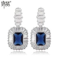 Fashion Earrings Aaa Zircon Inlaid Zircon Earrings Jewelry Wholesale main image 2