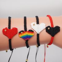 Rainbow Love Lady Bracelet Korean Love Friendship Rope Hand-knitted Jewelry main image 1