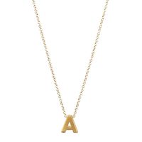 Fashion 26 Letters Necklace Clavicle Chain Simple Necklace Wholesale sku image 1