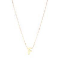 Fashion 26 Letters Necklace Clavicle Chain Simple Necklace Wholesale sku image 6