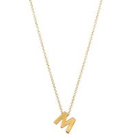 Fashion 26 Letters Necklace Clavicle Chain Simple Necklace Wholesale sku image 13