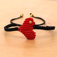 Rainbow Love Lady Bracelet Korean Love Friendship Rope Hand-knitted Jewelry sku image 1