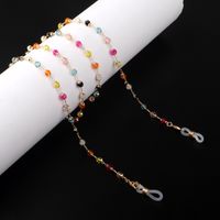 Glasses Chain Colorful Crystal Handmade Glasses Chain Reading Glasses Anti-lost Chain main image 5