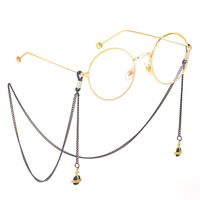 Glasses Rope Hanging Neck Fashion Simple Black Sunglasses Glasses Chain main image 2