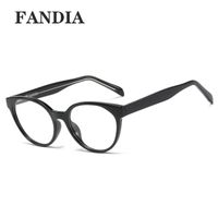 93348 Neues Produkt Retro Runder Rahmen Flacher Spiegel Frauen All-match Tr90 Feder Rahmen Spiegel Cp Kern Myopie Brille main image 4