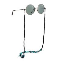 Simple New Handmade Beaded Shell Girl Sunglasses Chain Silver Glasses Rope Wholesale main image 1