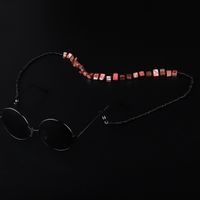 Simple New Handmade Beaded Shell Girl Sunglasses Chain Silver Glasses Rope Wholesale main image 6