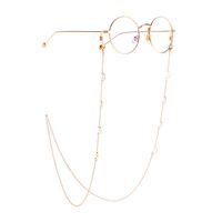 Fashion Simple Copper Moon Chain Glasses Chain Glasses Rope main image 2