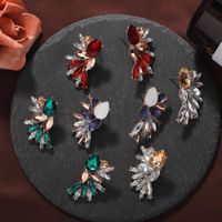 Fashion New Rhinestone Boho Mixed Color Acrylic Alloy Earrings main image 4