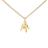 Fashion Geometric Stainless Steel Copper Plating Necklace main image 5