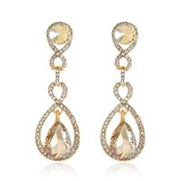 E-commerce Hot-vente Produit Européen Et Américain Généreux Boucles D'oreilles En Cristal Boucles D'oreilles En Verre Pendentif Spot Gros main image 3