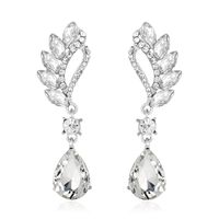 Nouvelle Européenne Et Américaine De La Mode Cristal Boucles D'oreilles Personnalité De La Mode Bijou Boucles D'oreilles Boucles D'oreilles Usine En Gros sku image 2