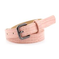 Fashion Women&#39;s Stone Pattern Belt Fashion Lizard Pattern Pin Buckle Decorative Jeans Belt Women sku image 6