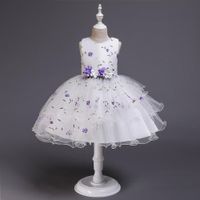 Children's Dress Floral Dress Flower Girl Dress Princess Skirt Girl Pettiskirt Costume main image 6