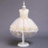 Children's Dresses, Girls' Tails, Catwalk, Little Host, Costumes, Flower Girl Wedding Dresses main image 4