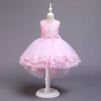 Children's Dresses, Girls' Tails, Catwalk, Little Host, Costumes, Flower Girl Wedding Dresses main image 5