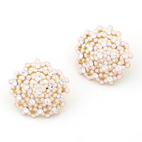 Fashion Earrings Korean Fashion Sweet Diamond Flower Earrings main image 5