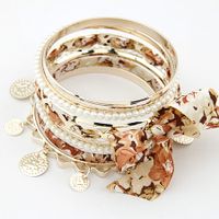 Fashion Bracelets Korean Fashion Temperament Bow Multilayer Pearl Bracelet sku image 3