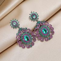Retro Fashion Boho Temperament Trendy Wild Colored Hazel Jewelry Earrings main image 4