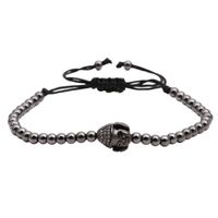 Explosive Kupfer Perlen Gewebtes Verstellbares Armband Diy Hand Gefertigtes Perlen-buddha-kopf Armband sku image 3