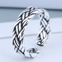 Exquisite Fashion Ring Wholesale Vintage Braided Open Ring main image 1
