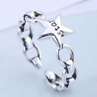 Exquisite Fashion Ring Wholesale Vintage Lucky Star Open Ring main image 1